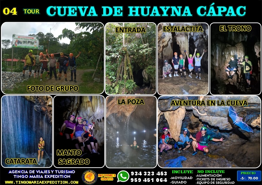 TOUR Cueva de huayna capac